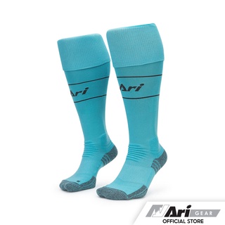 ARI TRUE BANGKOK UNITED 2021/22 THIRD PLAYER ELITE SOCKS - TURQUOISE/GREY ถุงเท้า อาริ ทรู แบงค็อก สีฟ้าเทา