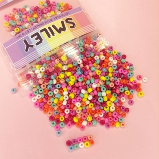 ลูกปัด mix color 3 mm.