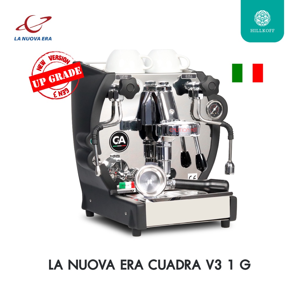 Hillkoff : เครื่องชงกาแฟเอสเปรสโซ่ LA NUOVA ERA CUADRA V3 1 G เครื่องชงกาแฟ เครื่องสกัดกาแฟ