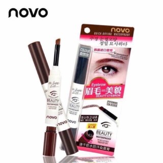 Yin5068(ของแท้/พร้อมส่ง)เจลเขียนคิ้ว เจลคิ้ว กันน้ำ NOVO BEAUTY EYEBROW GEL 3g ดินสอเขียนคิ้ว