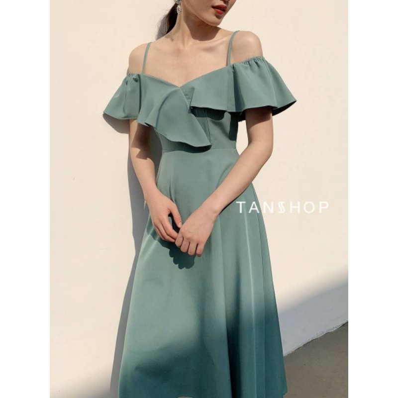 TANSSHOP -​ Pauly​ Soft Dress Women's ruffled #D644