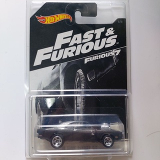 รถเหล็ก Hot wheels 70 DODGE CHARGER R/T FAST &amp; FURIOUS 7 (PB01)