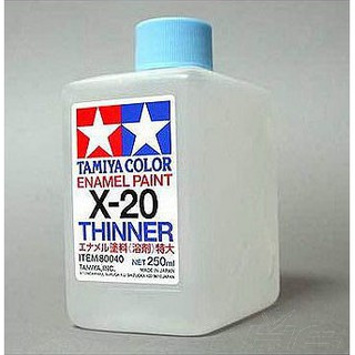 Tamiya X-20 enamel thinner ขนาด 250ml (80040)