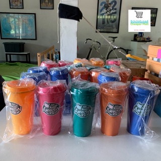 Cheapermall(พร้อมส่ง+ฟรีค่าส่ง+แท้💯%) แก้วอเมซอน Cafe Amazon อเมซอน รุ่น Colorful Reusable Cup ครบเซ็ท 5สี