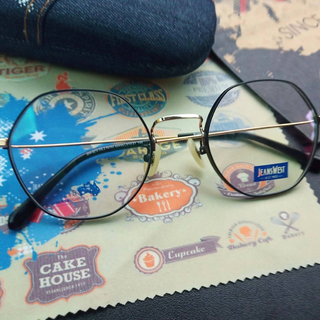 กรอบแว่นตา กรอบ Jenas West รุ่น JSW9215 สีดำทอง