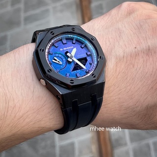 G-Shock Custom Gen3 Black Rubber AP Style with Titanium color Dial