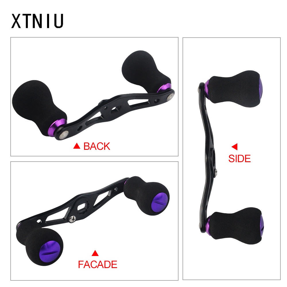 3-Piece Aluminum Fishing Reel Handle Set With EVA Knobs | Fits Spinning Reels 1000 To 7000 Series