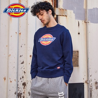 DICKIES 【พร้อมส่ง】เสื้อสเวตเตอร์แขนยาว คอกลม พิมพ์ลายดิกกี้ แฟชั่นฤดูใบไม้ร่วง สําหรับผู้ชาย และผู้หญิง