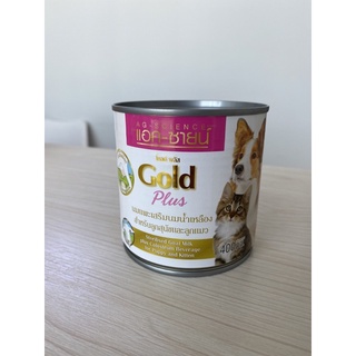 ag science gold plus นมแพะเสริมนมน้ำเหลืองสำหรับลูกสัตว์ แบบน้ำ 400 ml