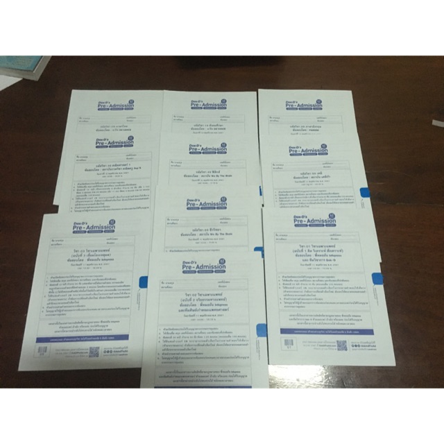 ข้อสอบ dek-d pre ad ปี 62 ( 9 วิชา + วิชาเฉพาะแพทย์ )