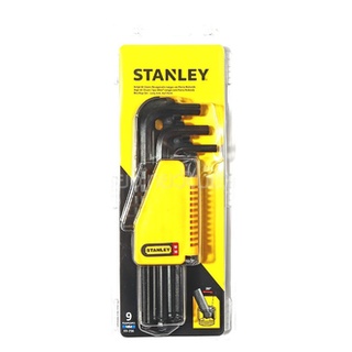 STANLEY​ 69-256 ชุดประแจ 6 เหลี่ยม 9 ชิ้น​ 1.5-10mm หัวบอล​ ประแจหัวบอล​ ยาว​ ประแจหกเหลี่ยม สแตนเล่ย์