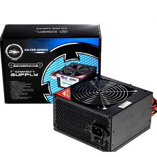 POWER SUPPLY(พาวเวอร์ ซัพพลาย 650 วัต) 650W DTECH /SILVER SERIES