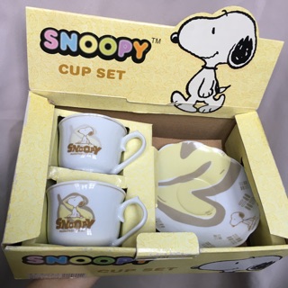 เซทถ้วยชา Snoopy เซทแก้วชา เซทแก้ว จาน เซทชา