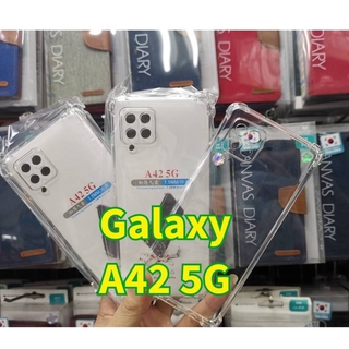 Samsung Galaxy A42 G5 TPU ฝาหลังใส กันกระแทก มีปุ่มกันกระแทก ทั้ง 4 มุม รุ่นใหม่