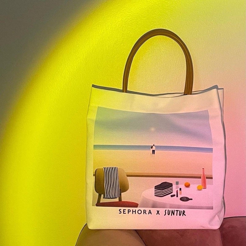กระเป๋าผ้า Sephora x Suntur tote bag