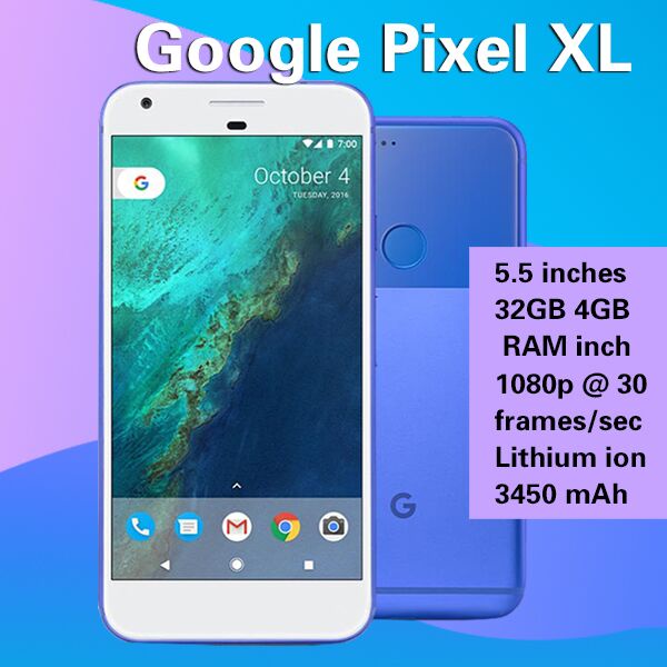Google Pixel XL Google Pixel XL สมาร์ทโฟนแอนดรอยด์ 4+32GB 4+128GB มือสอง ของแท้ รอยขีดข่วน ขนาดเล็ก