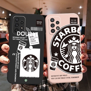 เคสโทรศัพท์มือถือ ลาย Starbucks สําหรับ Samsung Galaxy A32 A52 A72 A42 A30 A20 A71 A31 A12 A11 A51 A50 A02S A30S