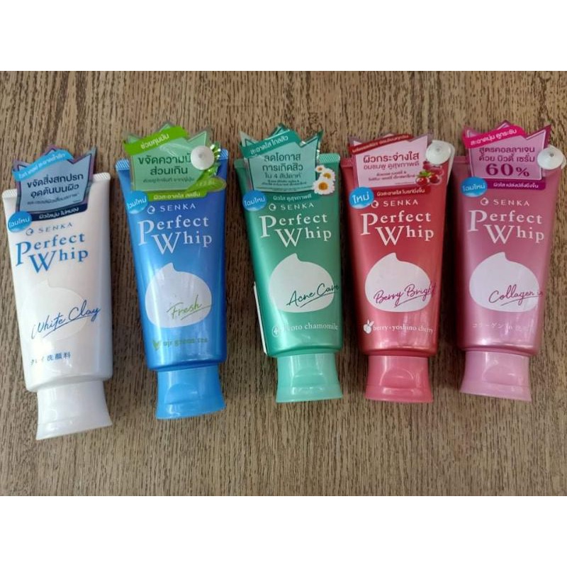 ของแท้Senka Perfectwhip Foam (100-120g) ชิเซโด้ โฟมล้างหน้า perfectwhip เซนกะวิปโฟม โฟมล้างหน้าเซนกะ