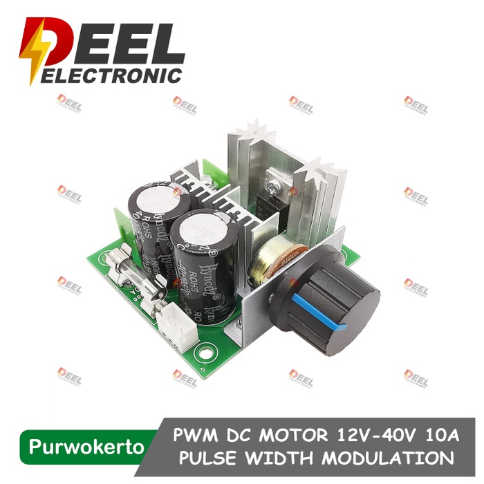 PWM DC MOTOR SPEED REGULATOR 12V-40V 10A PULSE WIDTH โมดูล