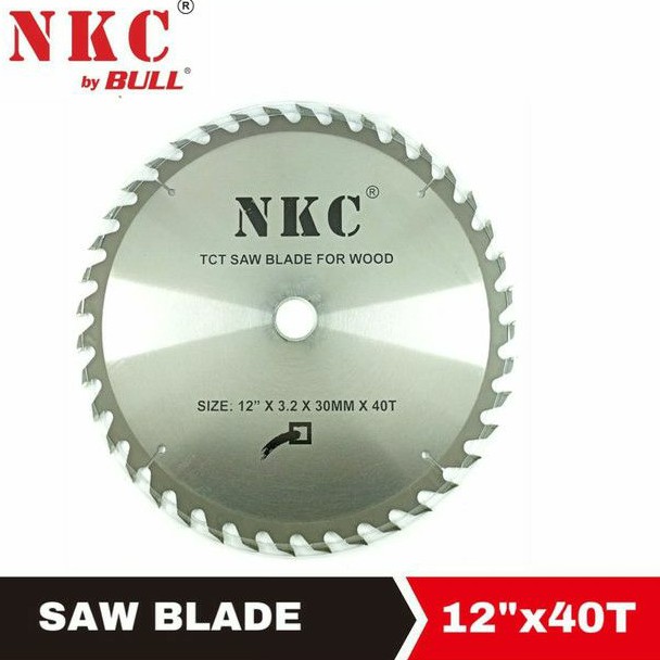 TCT ใบเลื่อยวงเดือน 12"x40T NKC WHAT ARE YOU WAITING สําหรับ