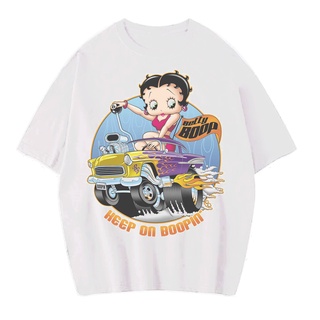 เสื้อยืด ขนาดใหญ่ | เสื้อยืด ขนาดใหญ่ | ขนาดใหญ่ | เสื้อยืด พิมพ์ลาย Betty BOOP KEEP ON BOOPIN