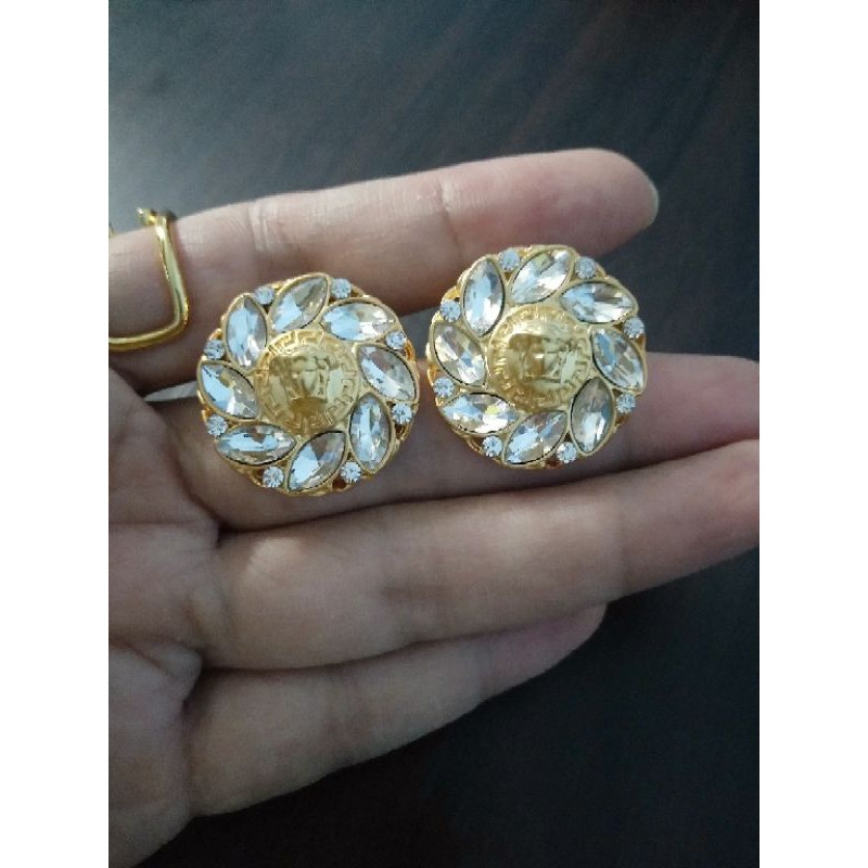 ต่างหูแบรนด์เนม Versace งานHiend 1:1 เทียบช้อป