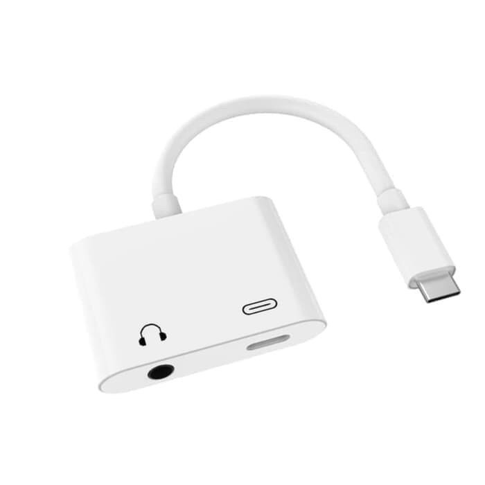 ✶☈JH-031 2 in 1 Type C to Audio Jack และ Adapter (3.5mm) Type-c