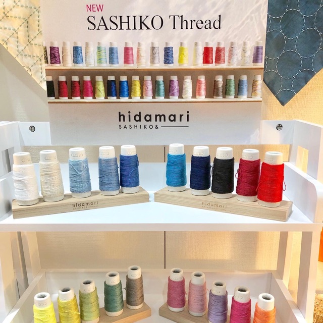 Hidamari Sashiko Thread ไหมปักซาชิโกะ ญี่ปุ่นแท้ (ราคาต่อม้วน)