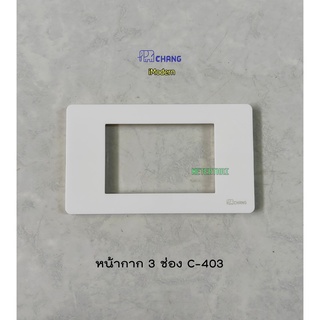 Chang ฝา 3 ช่อง รุ่น C-403 iModern สีขาว ช้าง