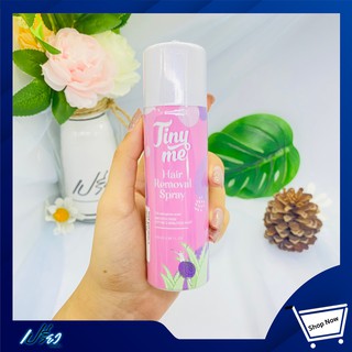 Tiny me Hair removal spray 100 ml. ไทนี่มี มูสกำจัดขน 100 มล. 1 ขวด