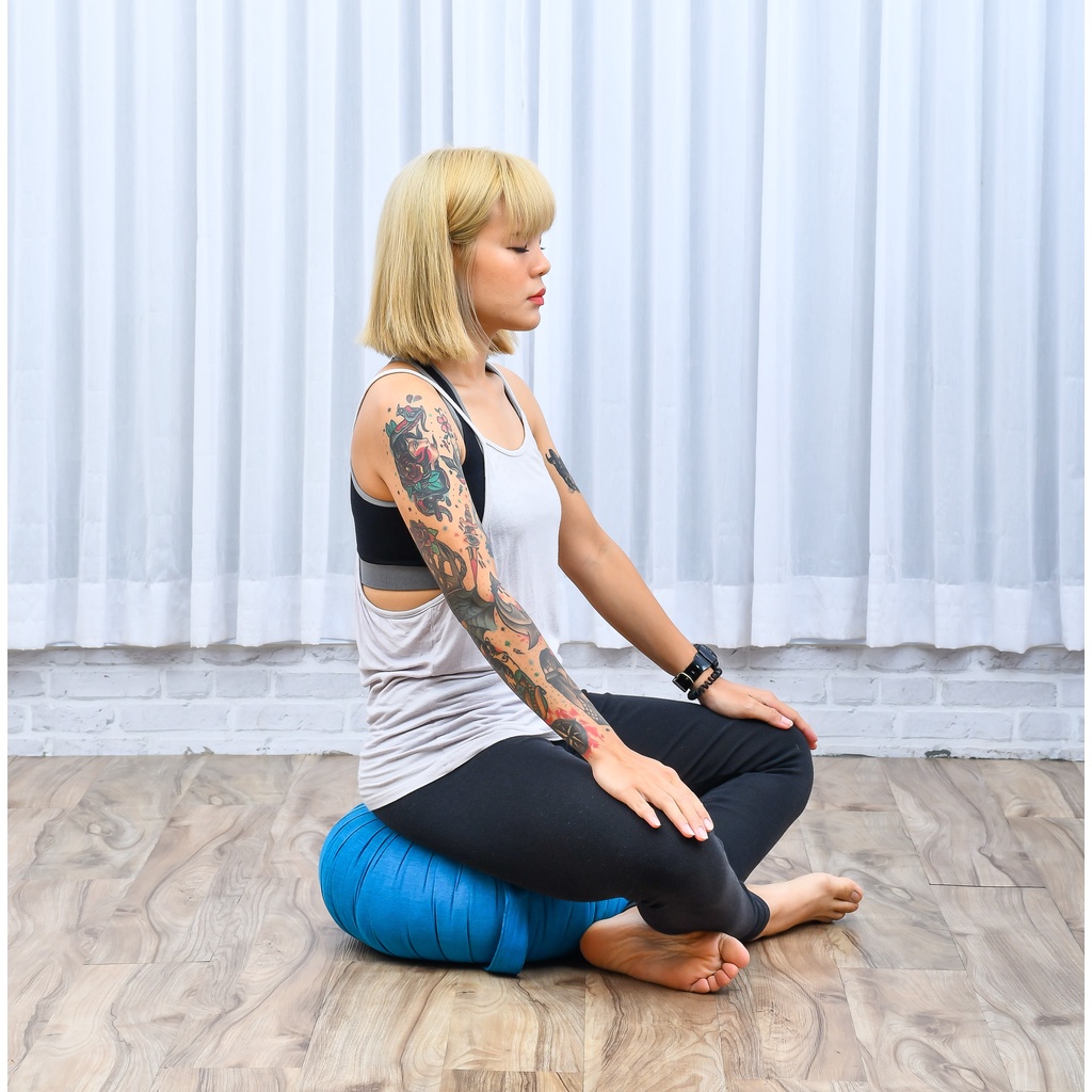 Vasora Zafu Yoga Pillow หมอนสมาธิ หมอนโยคะ หมอนกลม