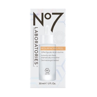 *SALE* No7 นัมเบอร์เซเว่น แลบบอราทอรีส์ รีเซอเฟซซิ่ง พีล 30มล. Exp04/25 ผลิตภัณฑ์พอกผิวหน้า ลดเลือนจุดด่างดำกระชับรูขุม