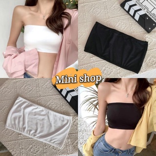 Mini shop🌸 พร้อมส่ง 🌸เสื้อเกาะอก ผ้านิ่มใส่สบายมากค่ะ😉 (MX-2สี)