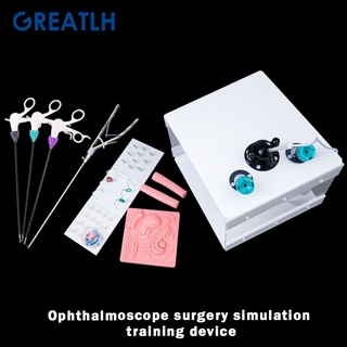 ✻❣1set Laparoscopy Trainer Training Module Laparoscopic Simulator Instruments Box for Nurse Students Practice Tools