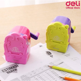 Deli Pencil Sharpener Semi Auto กบเหลาดินสอกึ่งอัตโนมัติแฟนซี มีกระจก Explora R10004