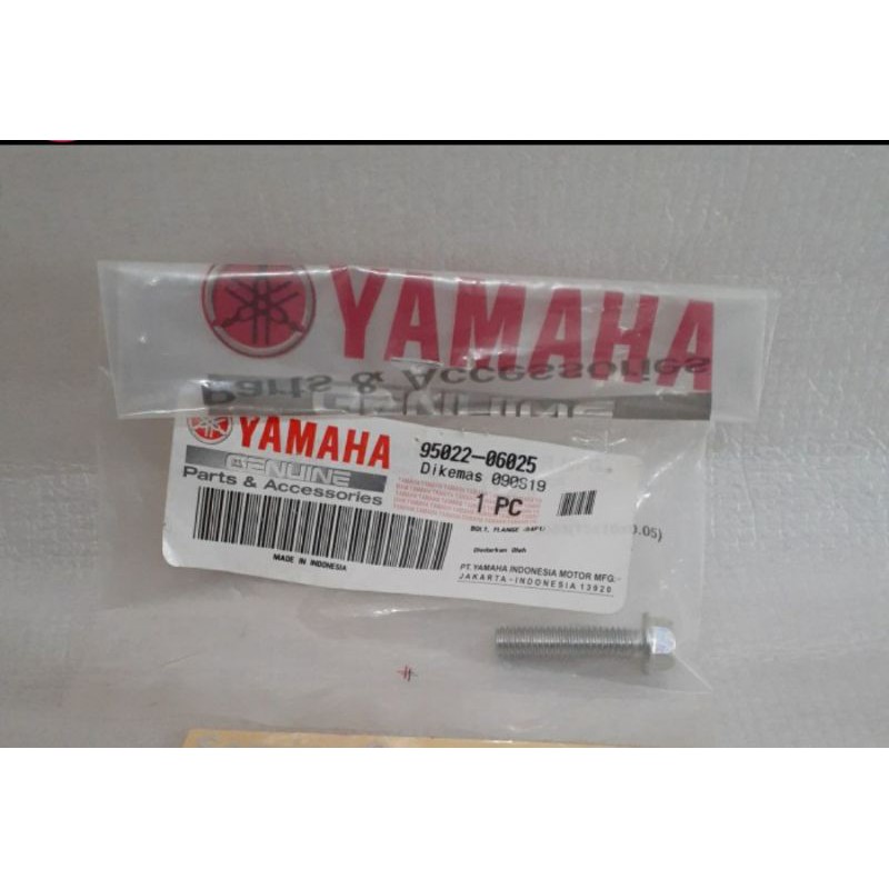 BOLT FLANGE SMALL BOLT X-MAX ORIGINAL YAMAHA PART 95022-06025