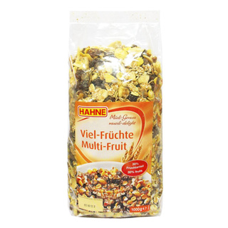 **  โปรสุดคุ้ม  ** ฮาทเน่ ซีเรียล มูสลี่ มัลติ ฟรุต 1 กก. Hahne Cereal Muesli Multi Fruits 1 kg