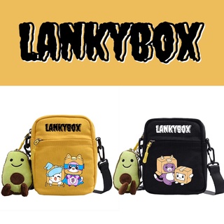 Lankybox กระเป๋าเป้สะพายหลัง กระเป๋าสะพายไหล่ กระเป๋านักเรียน ลายการ์ตูน ทรงสี่เหลี่ยม ขนาดเล็ก เหมาะกับของขวัญ สําหรับเด็กผู้ชาย และเด็กผู้หญิง