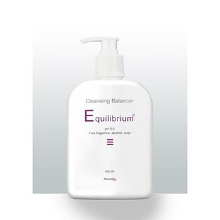 Equilibrium Cleansing Balancer 500 ml ผลิตภัณฑ์ทำความสะอาดผิว ขนาด 500ml/ขวดX1 ขวด อ่อนโยนแม้ผิวแแพ้ง่าย (pH 5.5 )