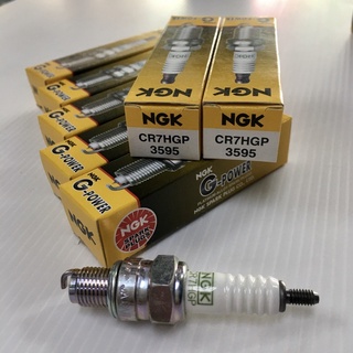 หัวเทียนเข็ม NGK CR7HGP3595 เกลียวสั้น4จังหวะ NGK G-power แท้