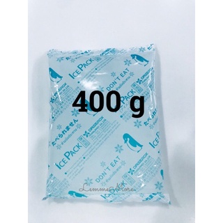 เจลเก็บความเย็น Ice pack ขนาด 400g (size 14x20 cm) Food Grade มาตรฐานการผลิตแบบญี่ปุ่น สามารถใช้ซ้ำได้