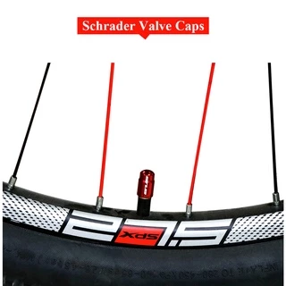 GUB 2pcs อลูมิเนียมจักรยานยางวาล์วหมวก Ultralight Schrader/Presta ยางวาล์ว Protector MTB Road Bike Tyre หมวกด้านในฝาครอบวาล์ว AV/FV Universal ขี่จักรยาน