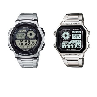 Casio ผู้ชาย แบตเตอรี่10ปี ประกันCMG 1 ปี AE-1000WD-1A,AE-1100WD-1A,AE-1200WHD-1 (AE-1000,AE-1100,AE-1200)