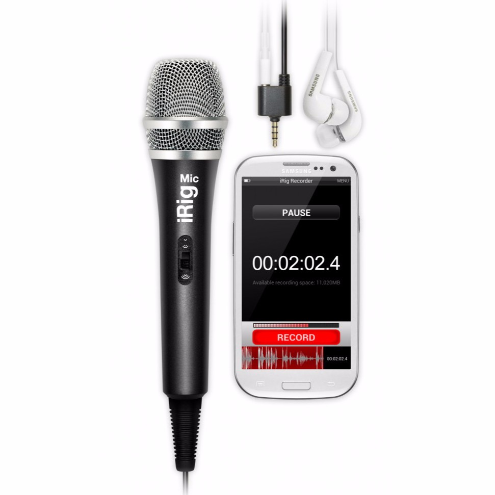 IK Multimedia : iRig MIC ไมโครโฟนพกพา ใช้งานกับสมาร์ทโฟน