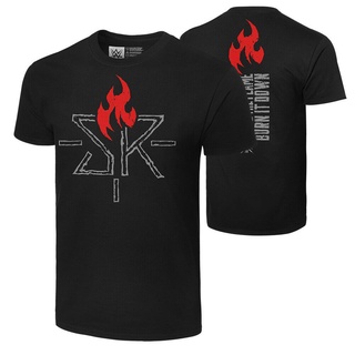 WWE Seth Rollins "Ignite the Will" Mens T-Shirt Short Sleeved T Shirt Men Tee