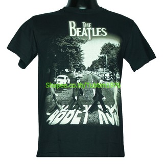 เสื้อยืดผ้าฝ้ายเสื้อวง The Beatles เสื้อวินเทจ ลายอมตะ เสื้อวินเทจ เดอะบีเทิลส์ BTL1237L XL  XXL 3XL