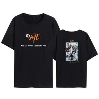 เสื้อยืดแขนสั้นลําลอง พิมพ์ลายอัลบั้ม ITZY ITz Me Band เข้ากับทุกการแต่งกาย สไตล์เกาหลี สําหรับผู้ชาย และผู้หญิง