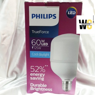 Philips หลอดไฟฟิลิปส์ 60W ทรูฟอร์ช TrueForce Highbay LED 60วัตต์ E40 220V