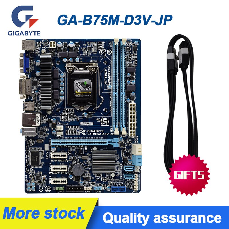 Forgigabyte Ga 5m D3v Jpเด มเมนบอร ดlga 1155 Ddr3 16g 5 5m D3vเดสก ท อปเมนบอร ดsystemboardใช Dvi Vga Ddr3 Nhip ลดเหล อ 1 927