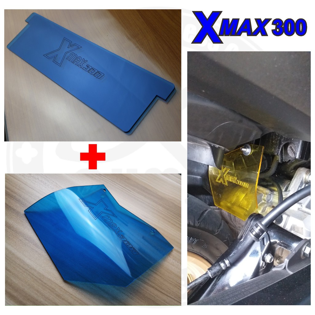 แผ่นกันดีด yamaha X max  ปี2020 บังไดร์ Xmax บังโคลน Xmax บังน้ำดีดเข้าเครื่อง + แผ่นกั้นใต้เบาะ X max 300 ชุดสุดคุ้ม